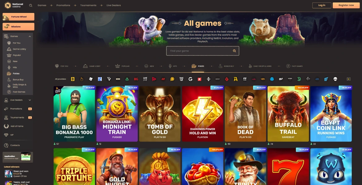 Featured Slots